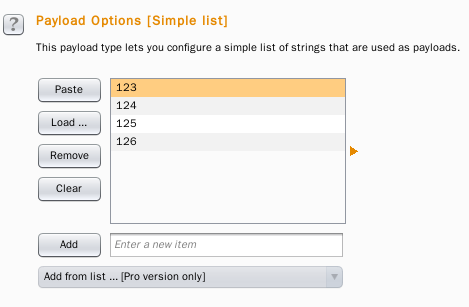 BurpSuite Intruder List 列表 攻击